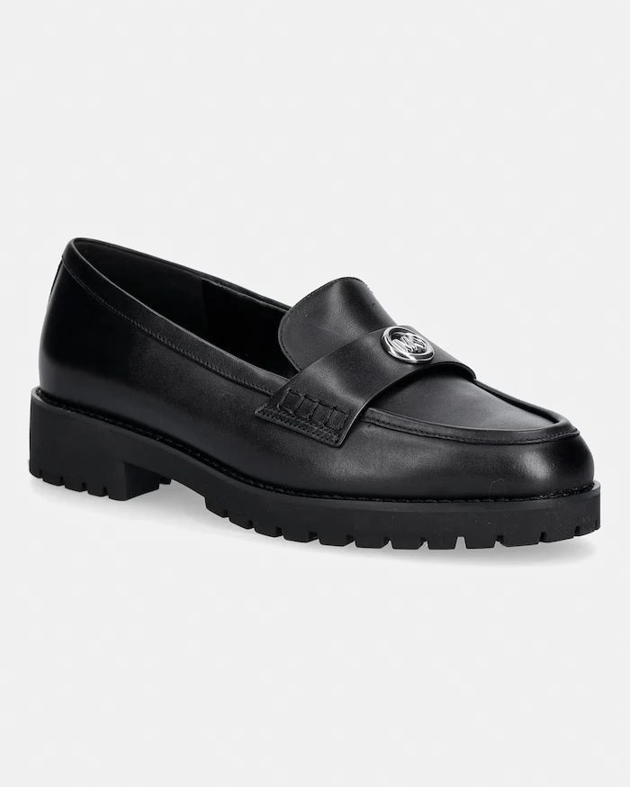 MICHAEL Michael Kors kadın deri loafer Jaelyn Lug Loafer