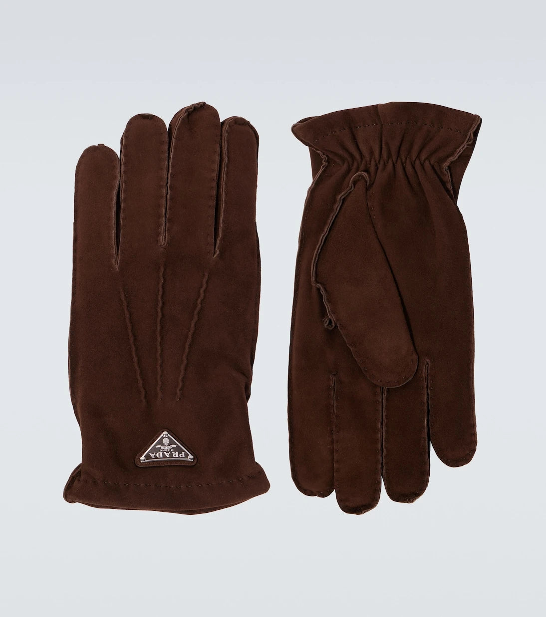 Prada - Logo suede gloves
