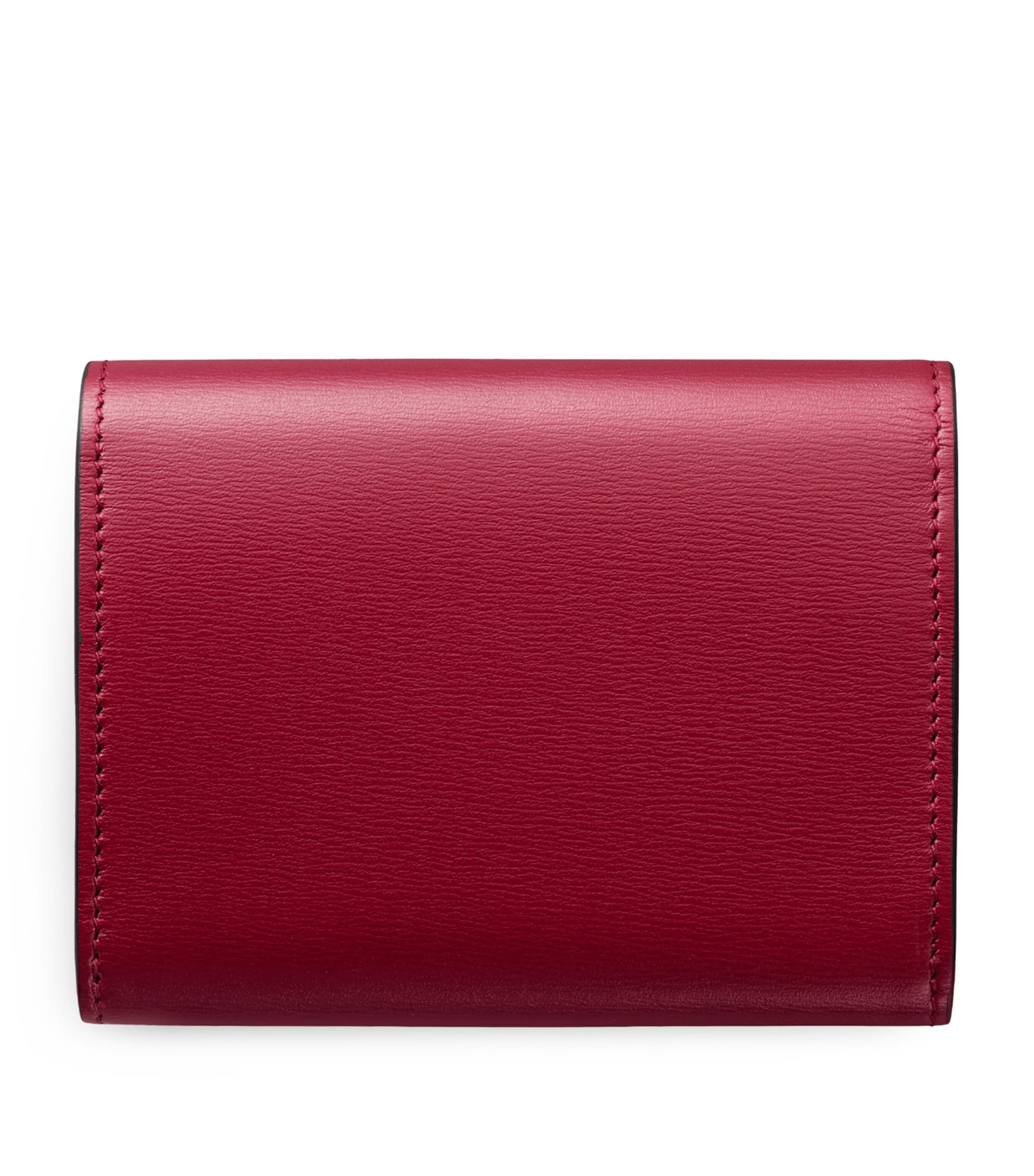 Red Calfskin Panthère de Cartier Mini Wallet