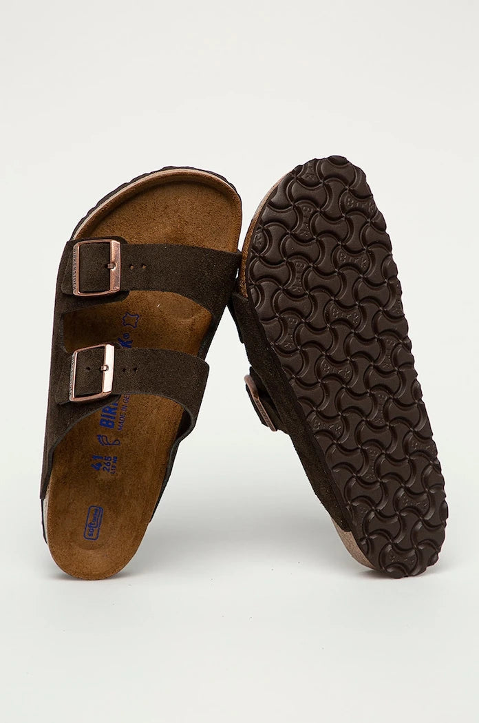 Велурени чехли Birkenstock Arizona
