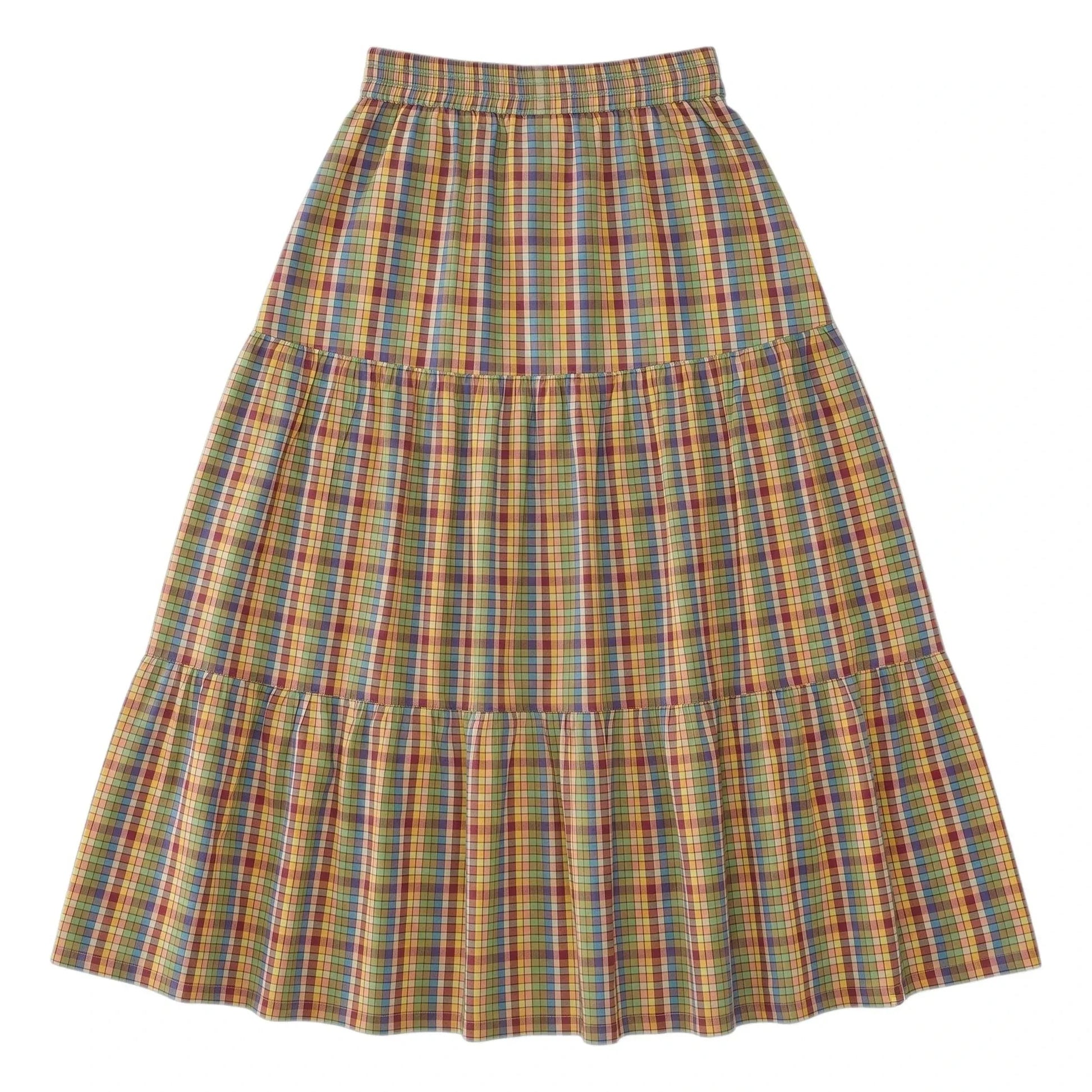 Hundred Pieces - Rosa Carreaux skirt | Green