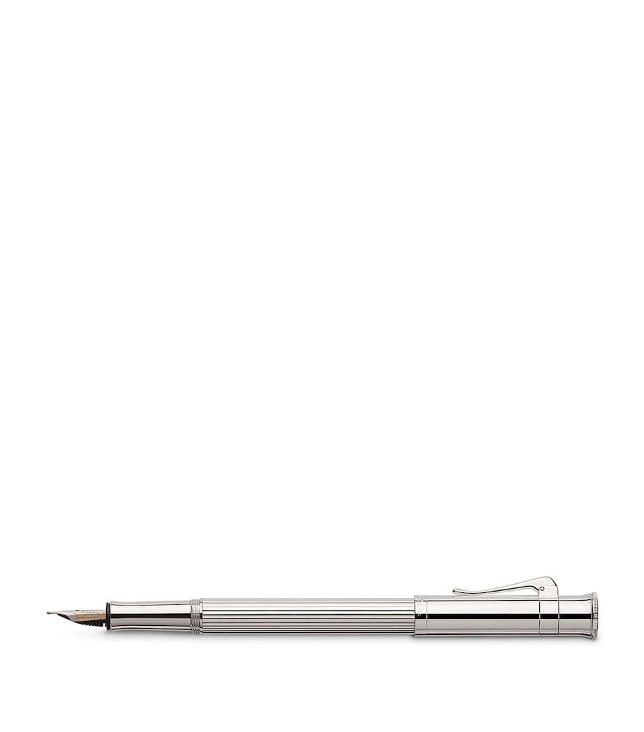 Graf von Faber-Castell Platinum-Plated Classic Fountain Pen