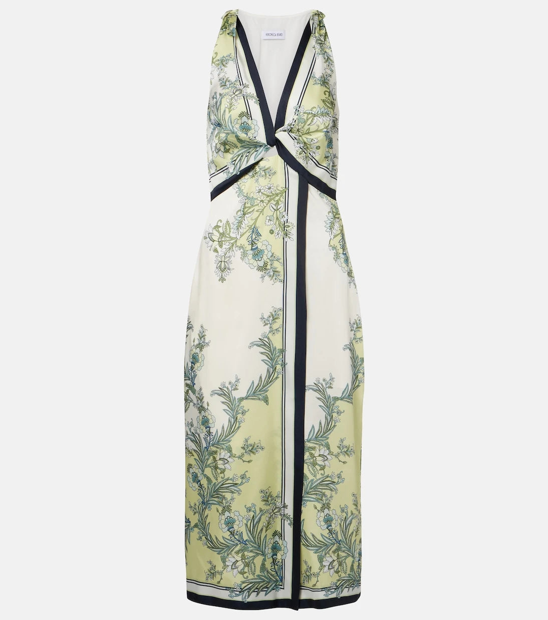 Veronica Beard - Kaliza floral twill midi dress
