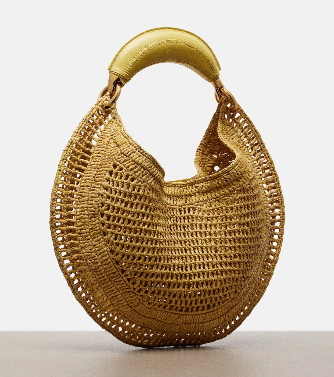 Chloé - Summer Banana raffia shoulder bag