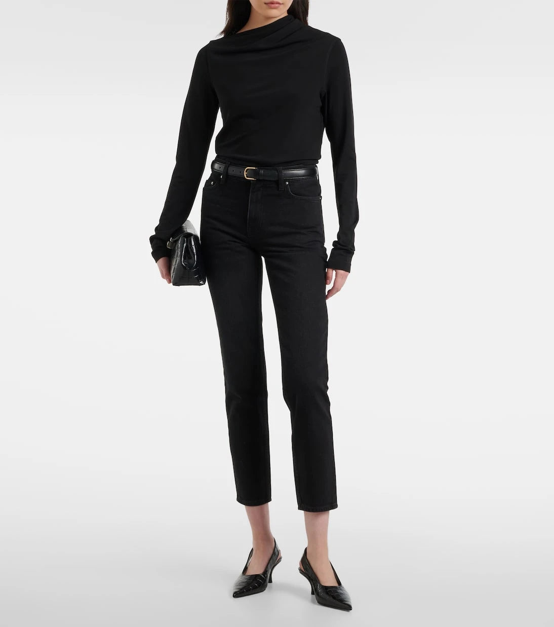 Toteme - Draped jersey top
