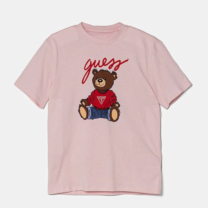 Детска памучна тениска Guess
