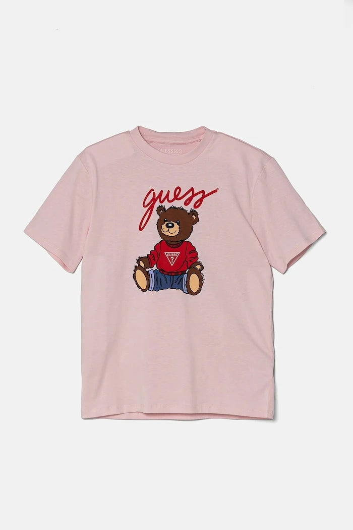 Детска памучна тениска Guess