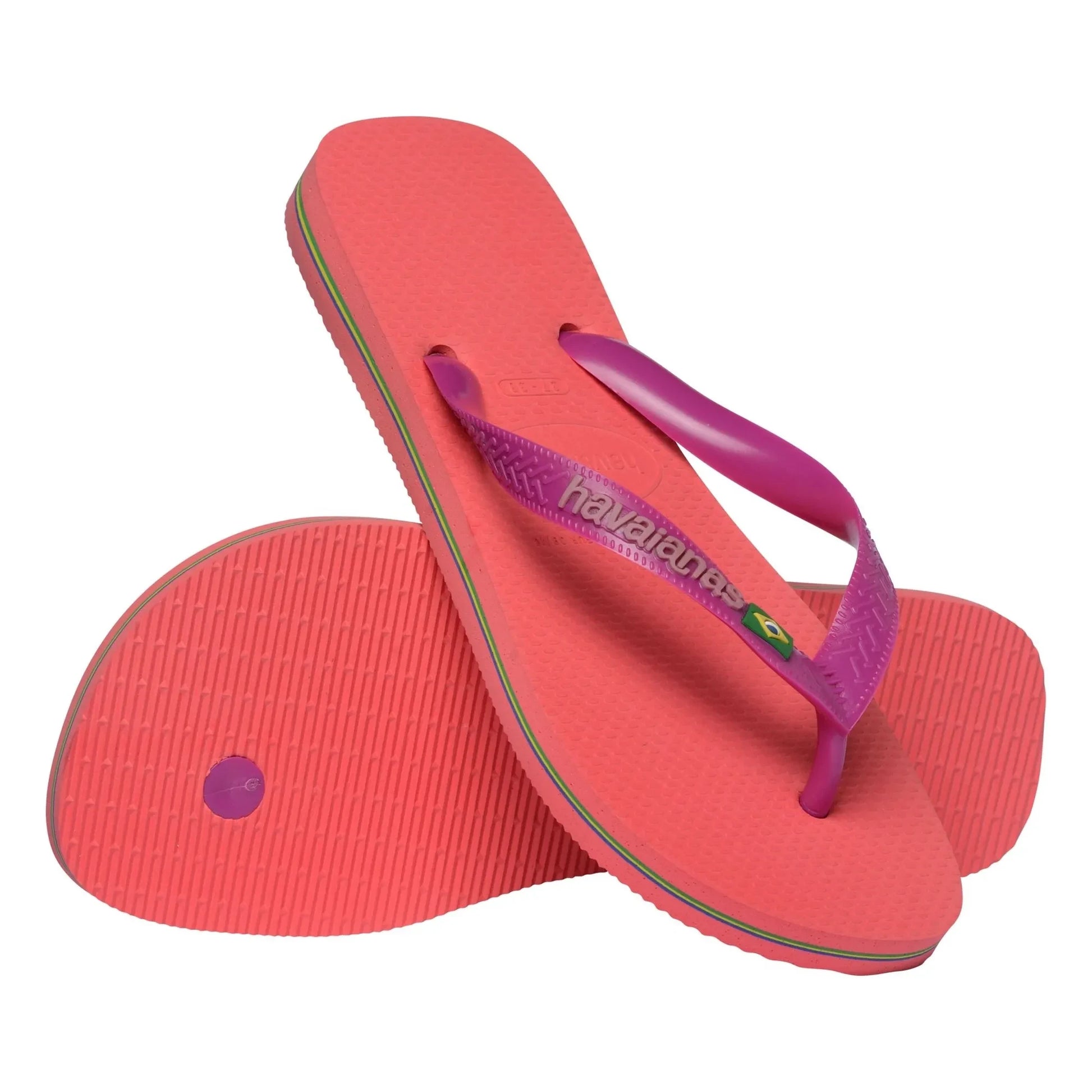 Havaianas - Brasil Logo flip-flops | Coral