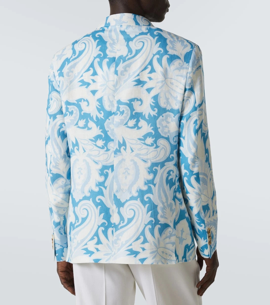 Etro - Printed single-breasted cotton blazer