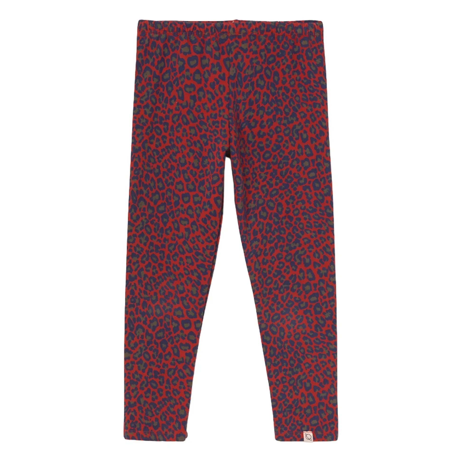 Cozmo - Organic Cotton Leopard Legging | Red