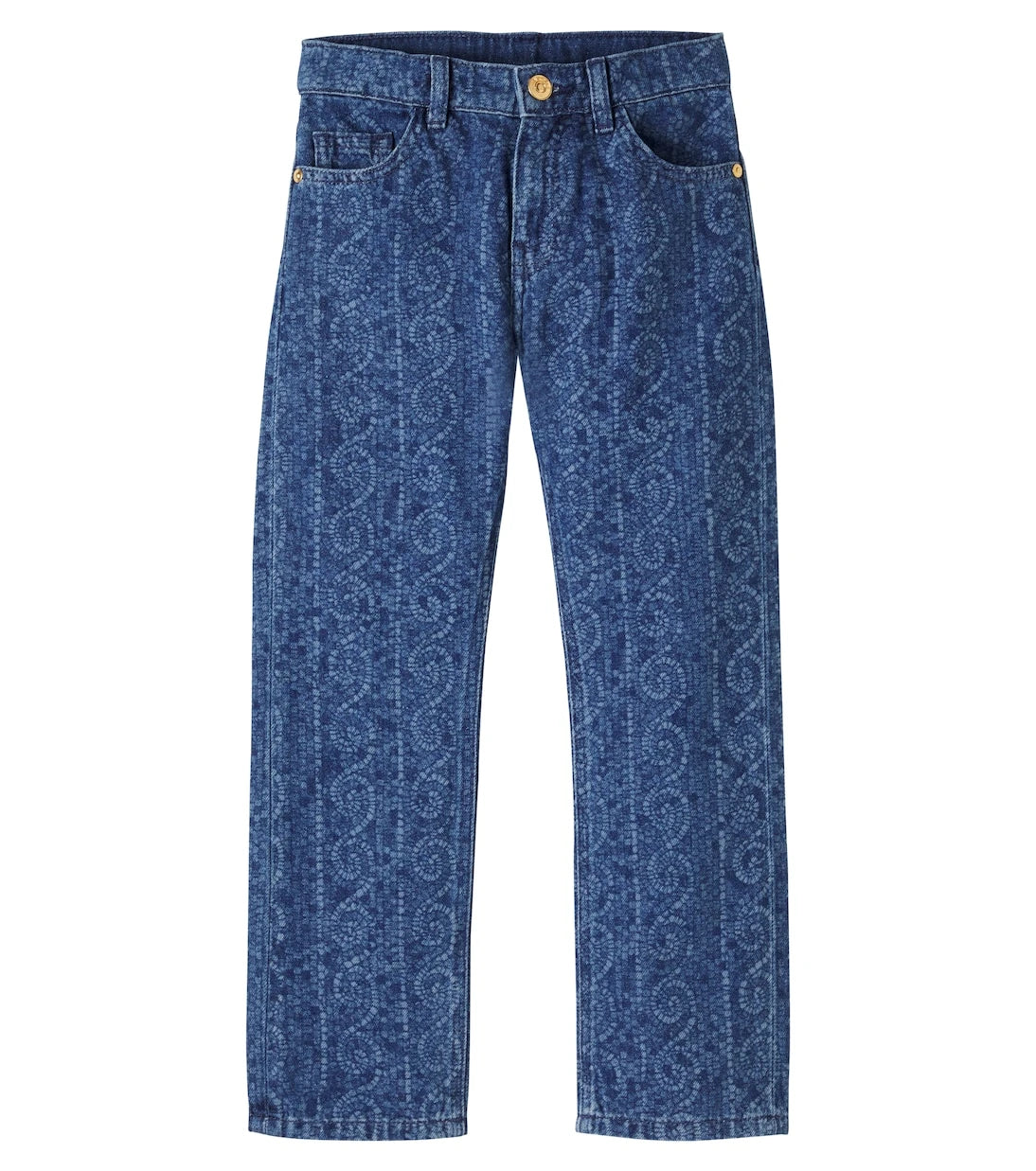 Versace Kids - Printed straight jeans