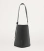 Large Leather Pebble Bucket Bag