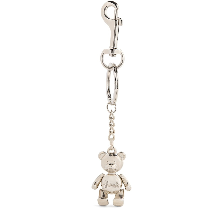 Silver Jointed Bear Keyring