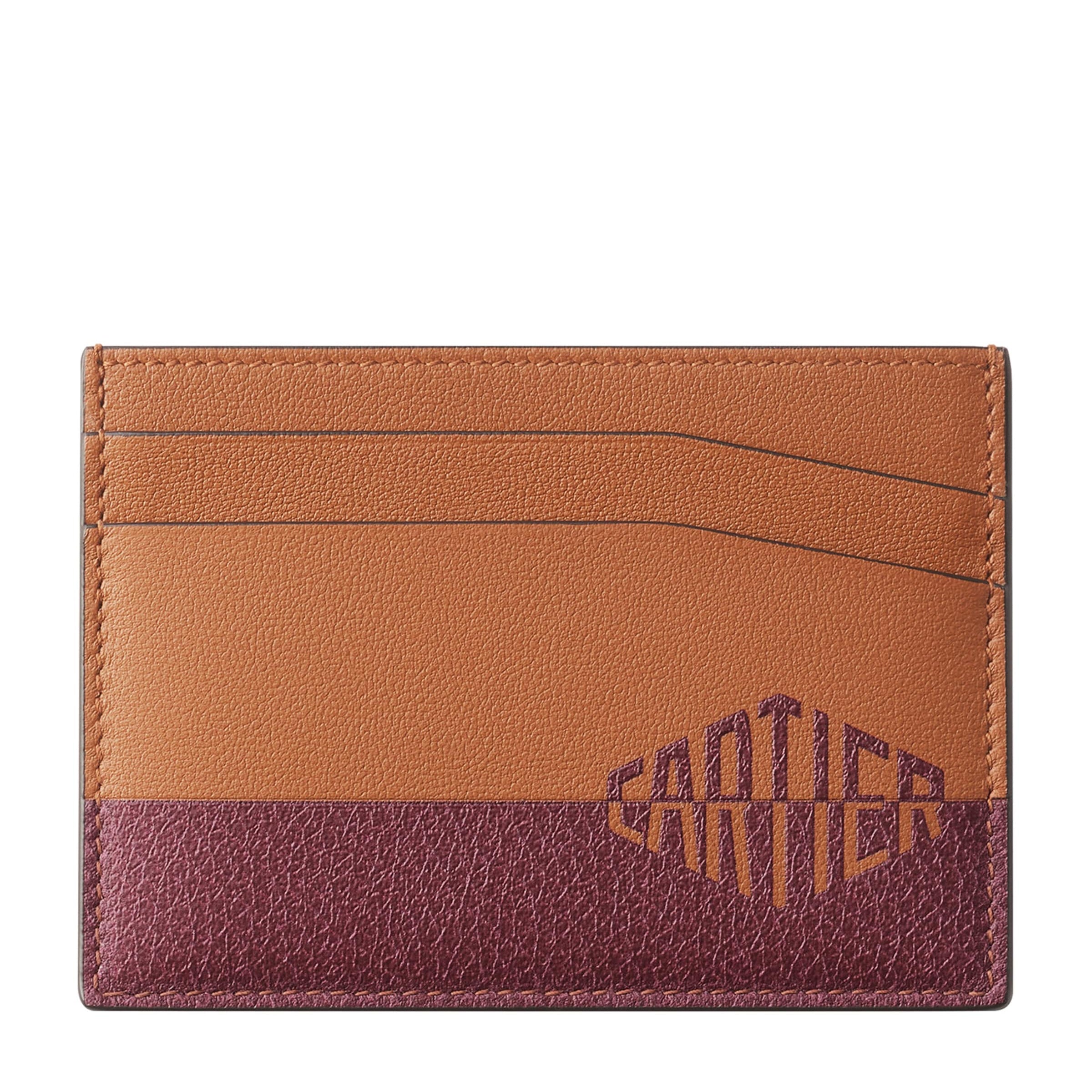 Cartier Leather Losange Shadow Card Holder