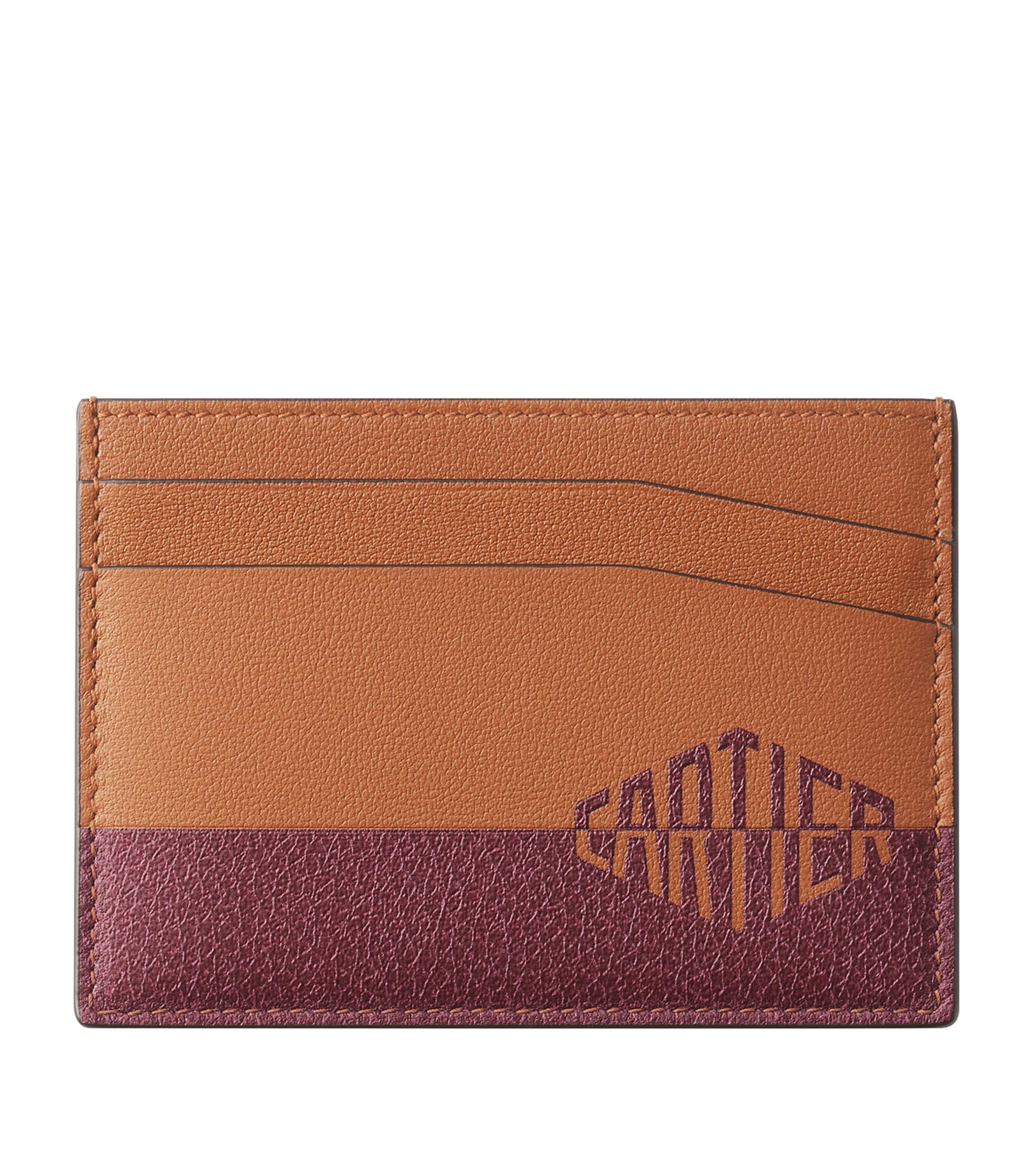 Cartier Leather Losange Shadow Card Holder