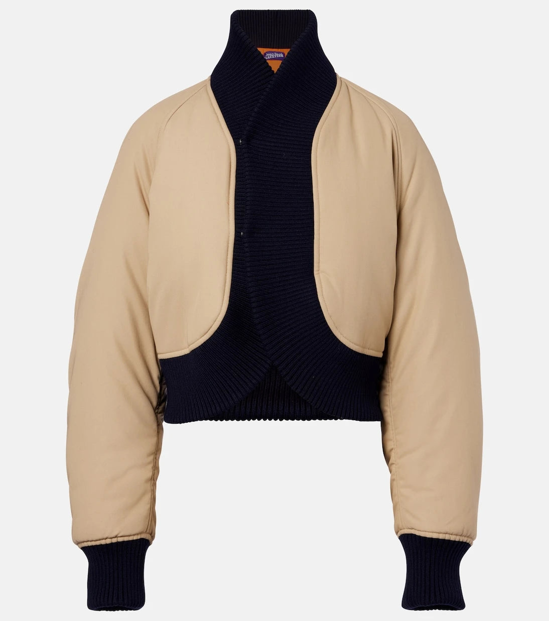 Jean Paul Gaultier - Cropped cotton bomber jacket