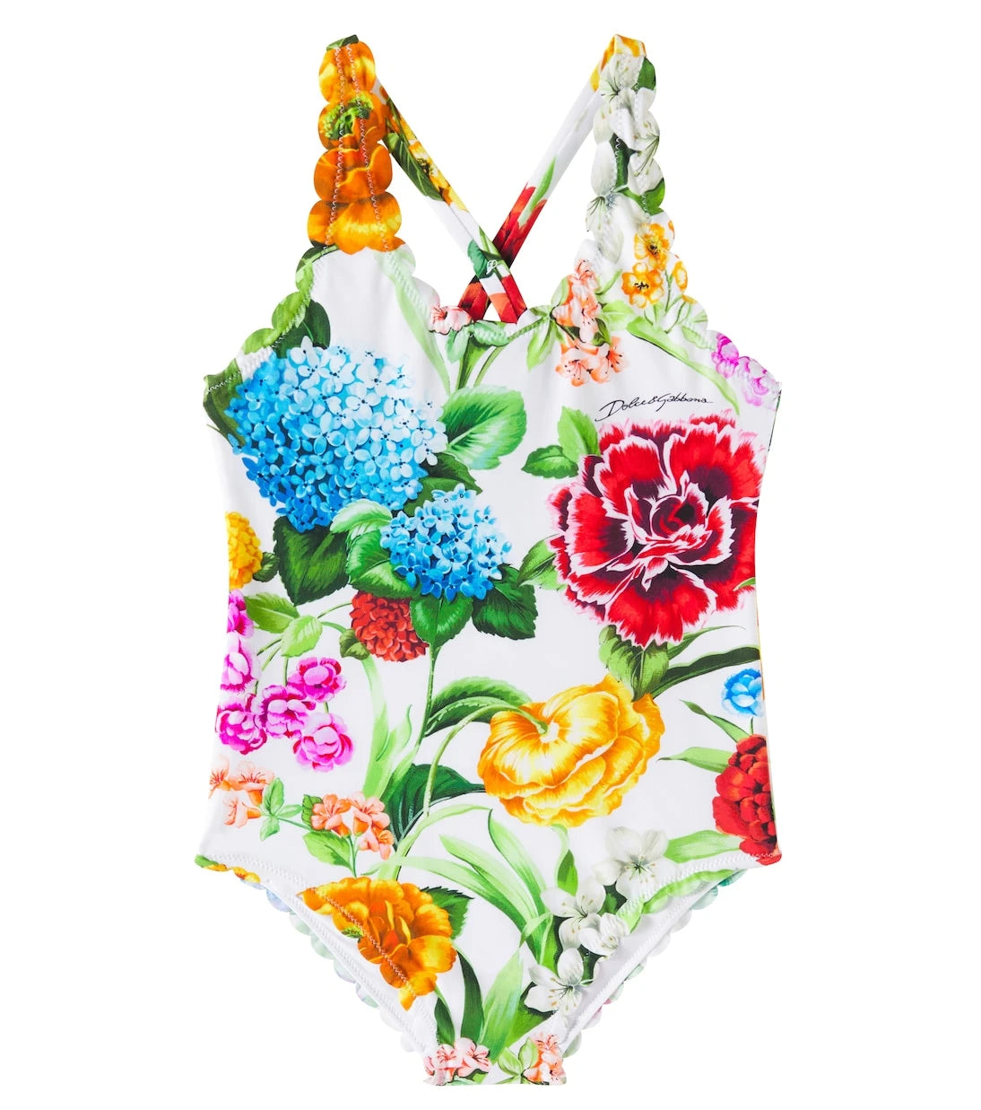 Dolce&Gabbana Kids - Floral swimsuit