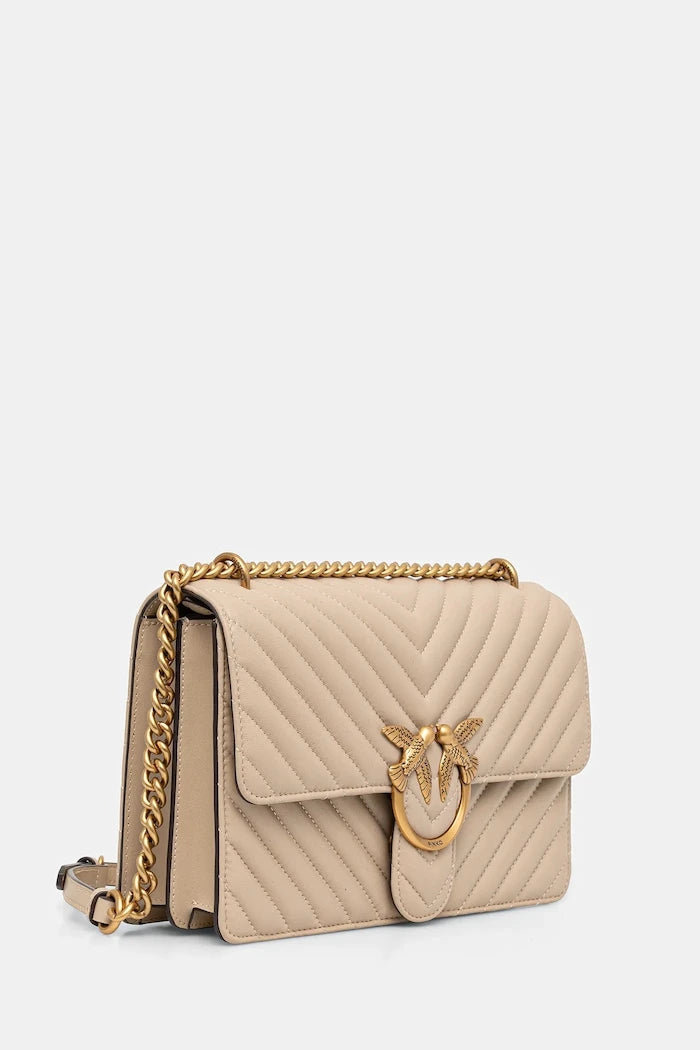 Pinko kadın deri crossbody çanta