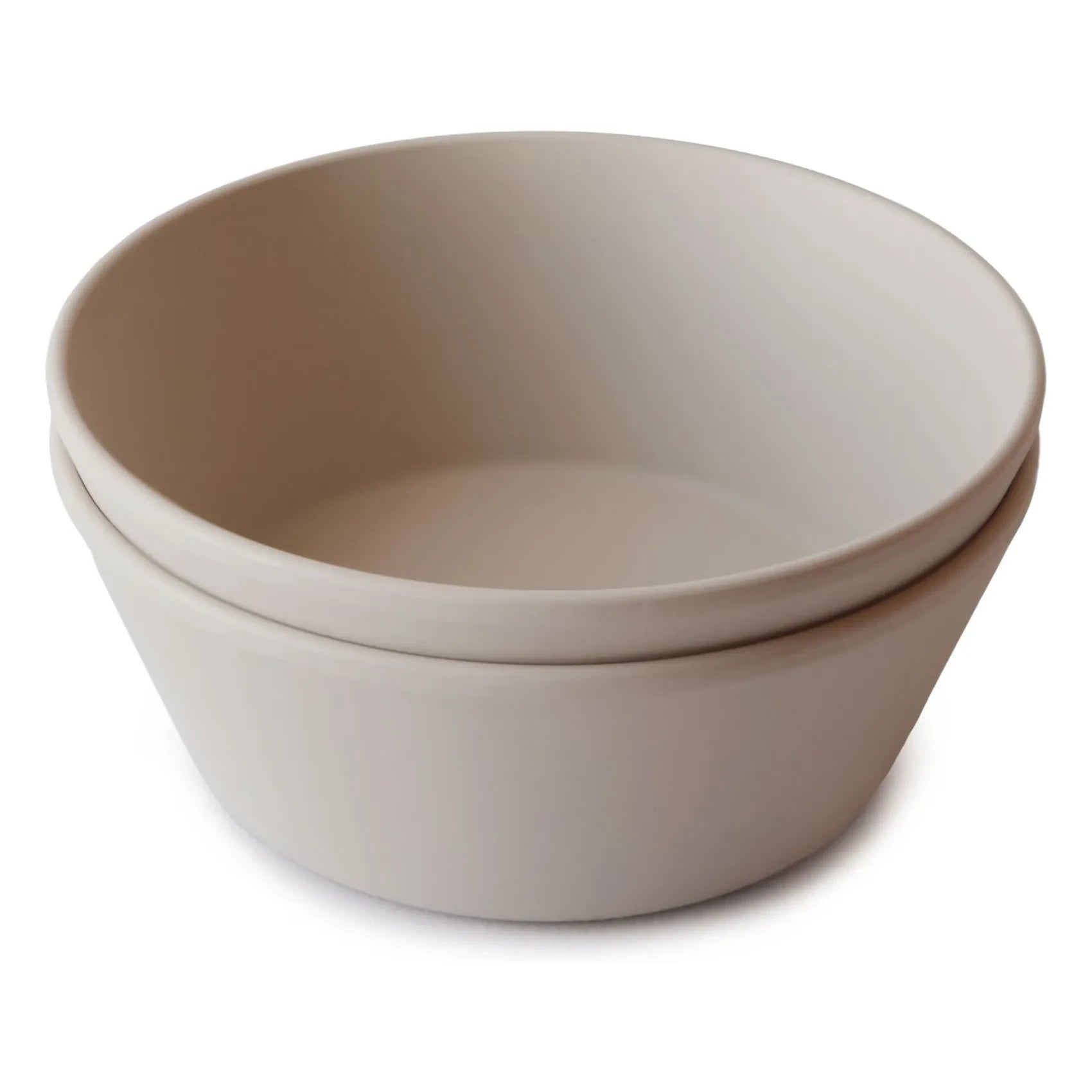 Mushie - Bowls - Set of 2 | Vanilla