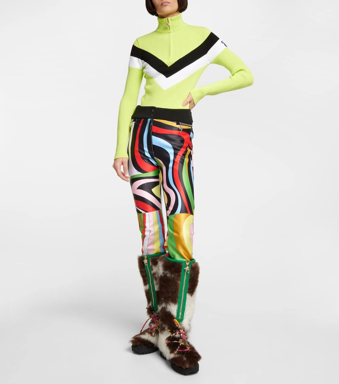 Pucci - Freezy shearling knee-high boots
