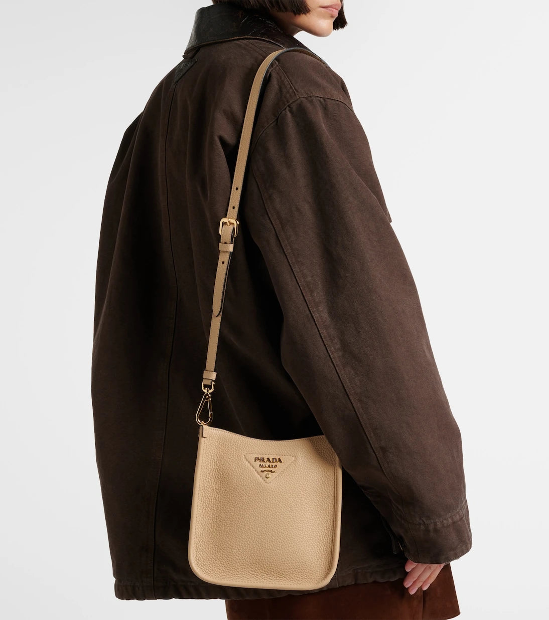 Prada - Mini leather shoulder bag