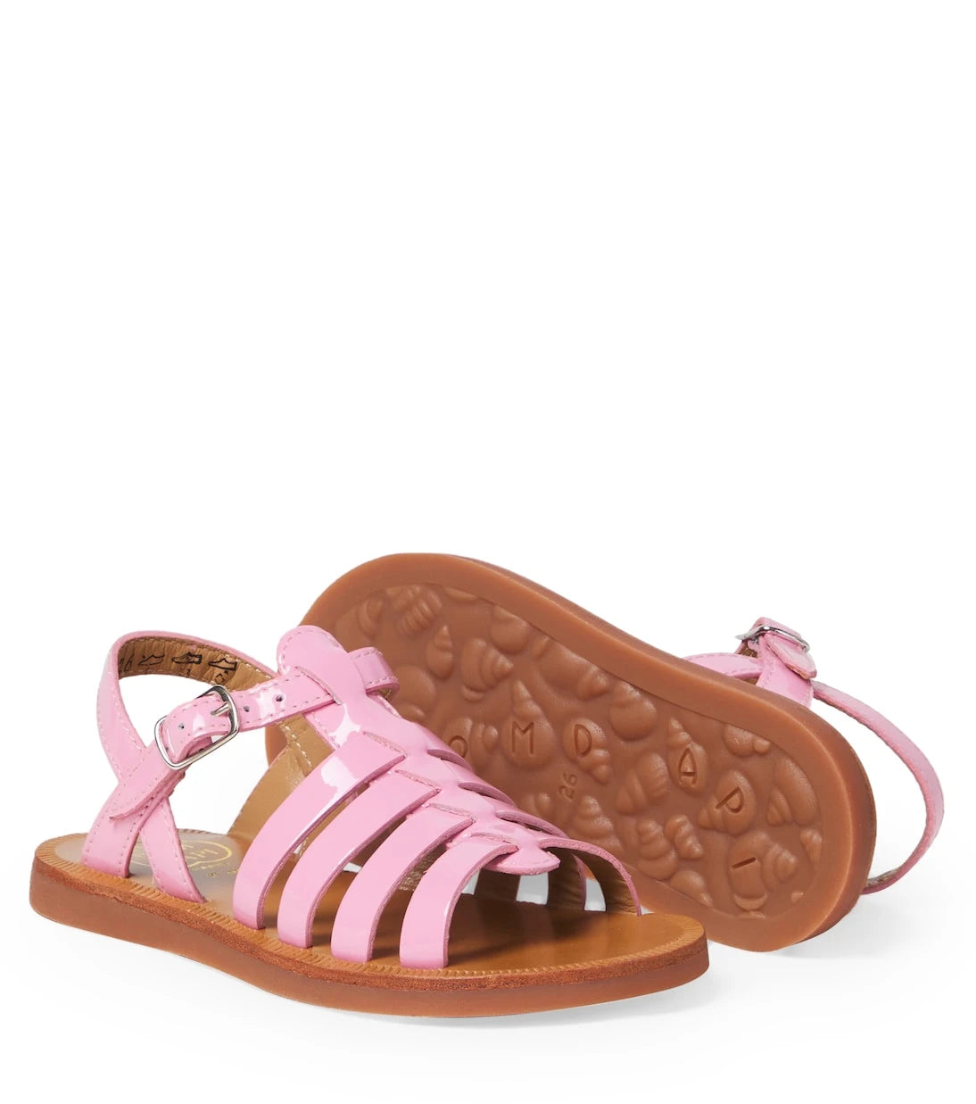 Pom d'Api - Plagette Strap patent leather sandals