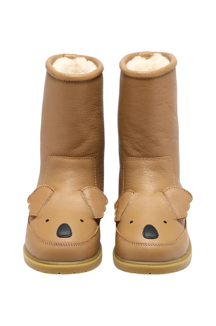 Детски кожени зимни обувки Donsje Wadudu Classic Boots Koala