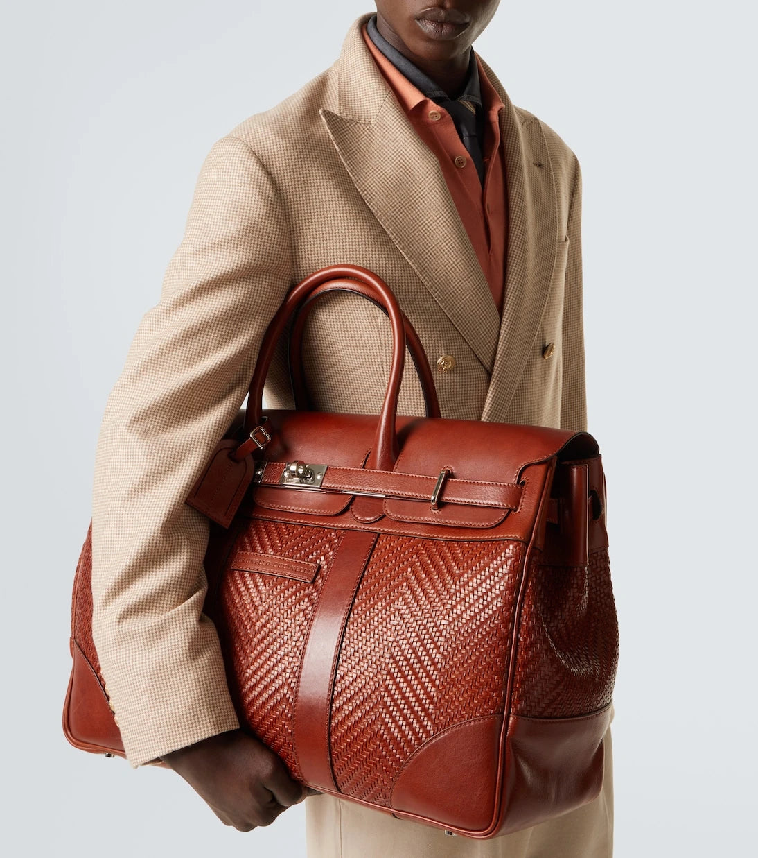 Brunello Cucinelli - Country leather tote bag