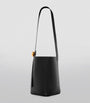 LOEWE Black Medium Pebble-Calfskin Bucket Bag