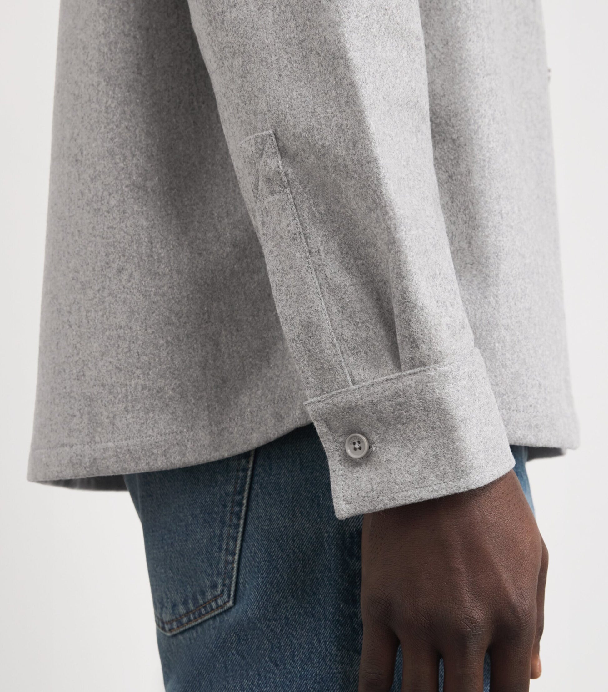 Wool-Blend Pointer Shirt