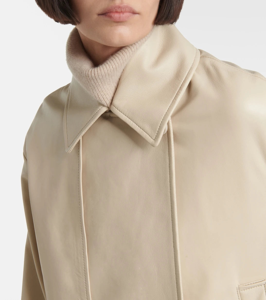 Joseph - Cropped leather jacket