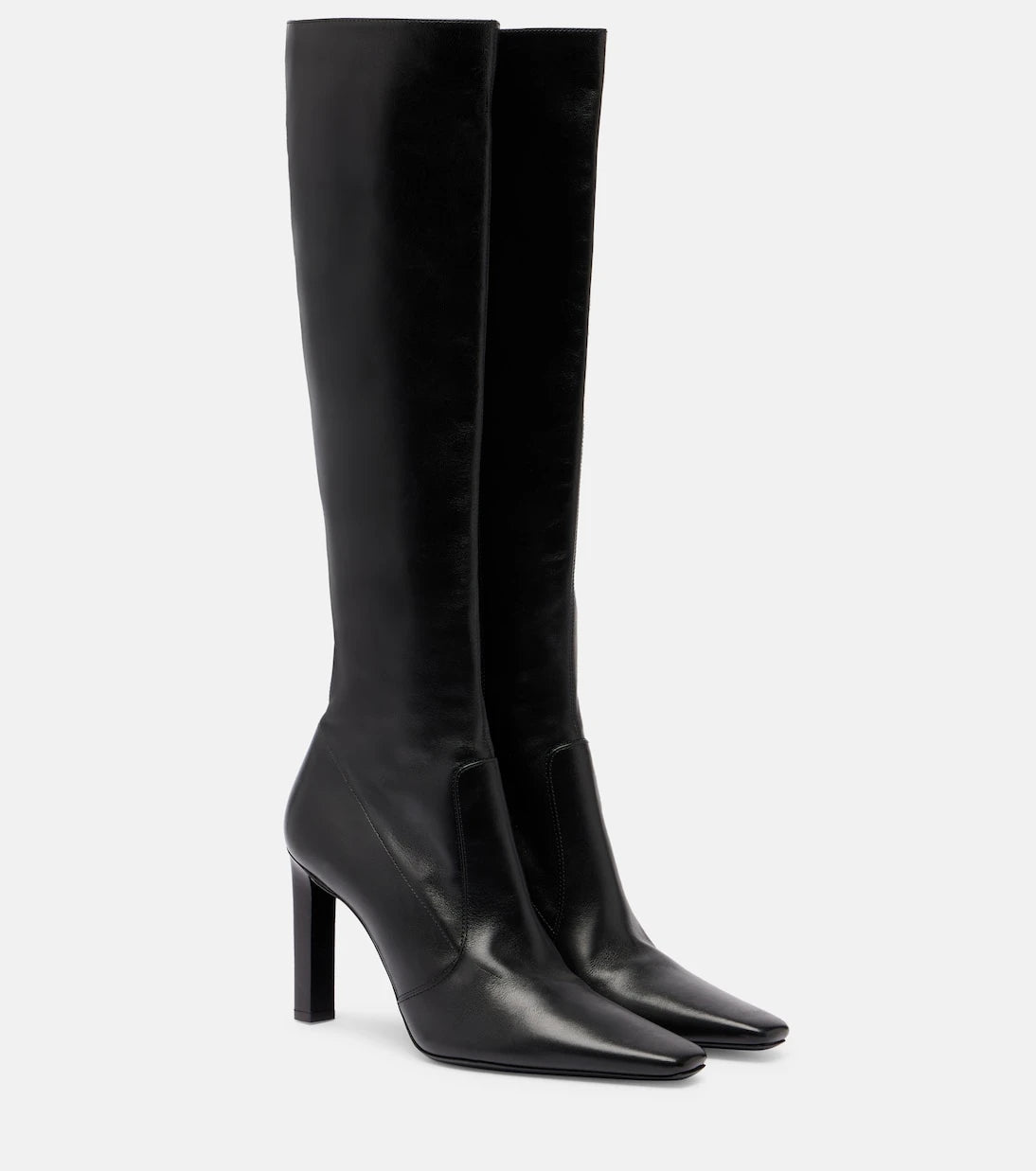 Saint Laurent - Francoise 95 leather knee-high boots