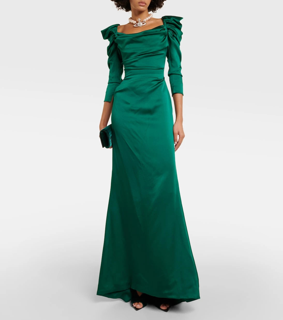 Vivienne Westwood - Astral draped satin gown