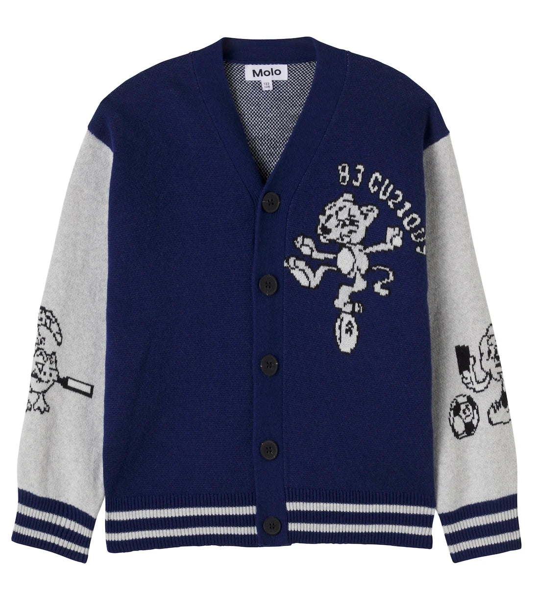 Molo - Bertel cotton and wool cardigan