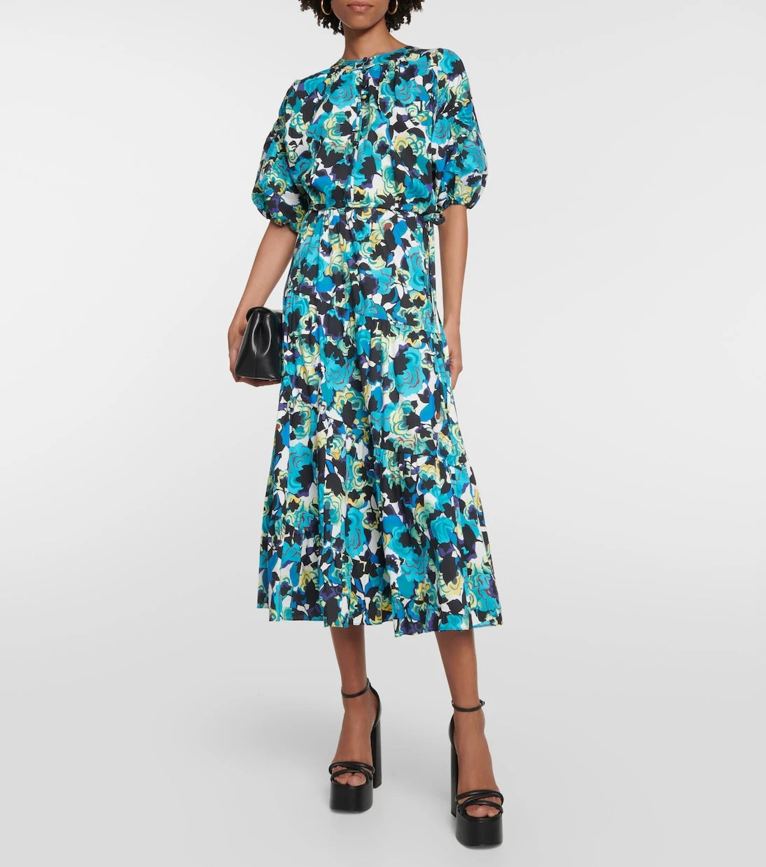 Diane von Furstenberg - Dario floral cotton-blend top