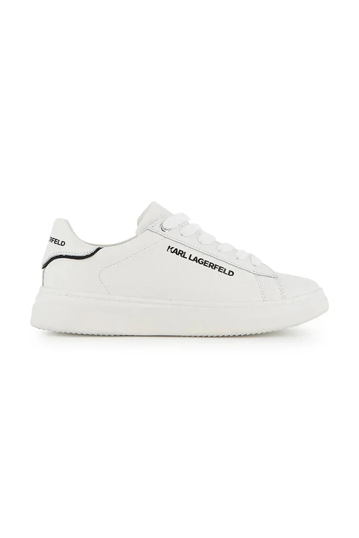 Karl Lagerfeld çocuklar için deri sneakerlar