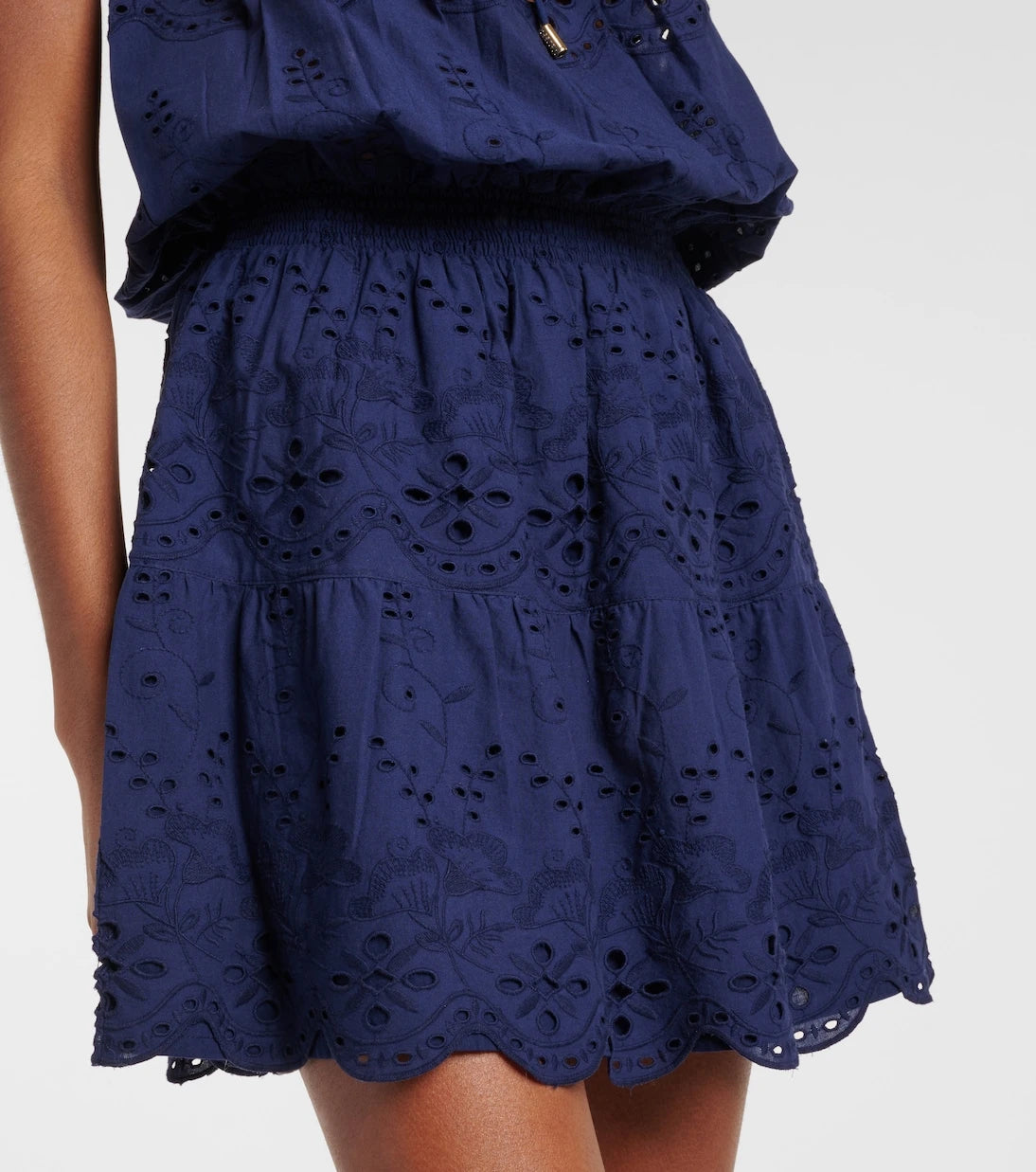 Melissa Odabash - Colette cotton broderie anglaise minidress