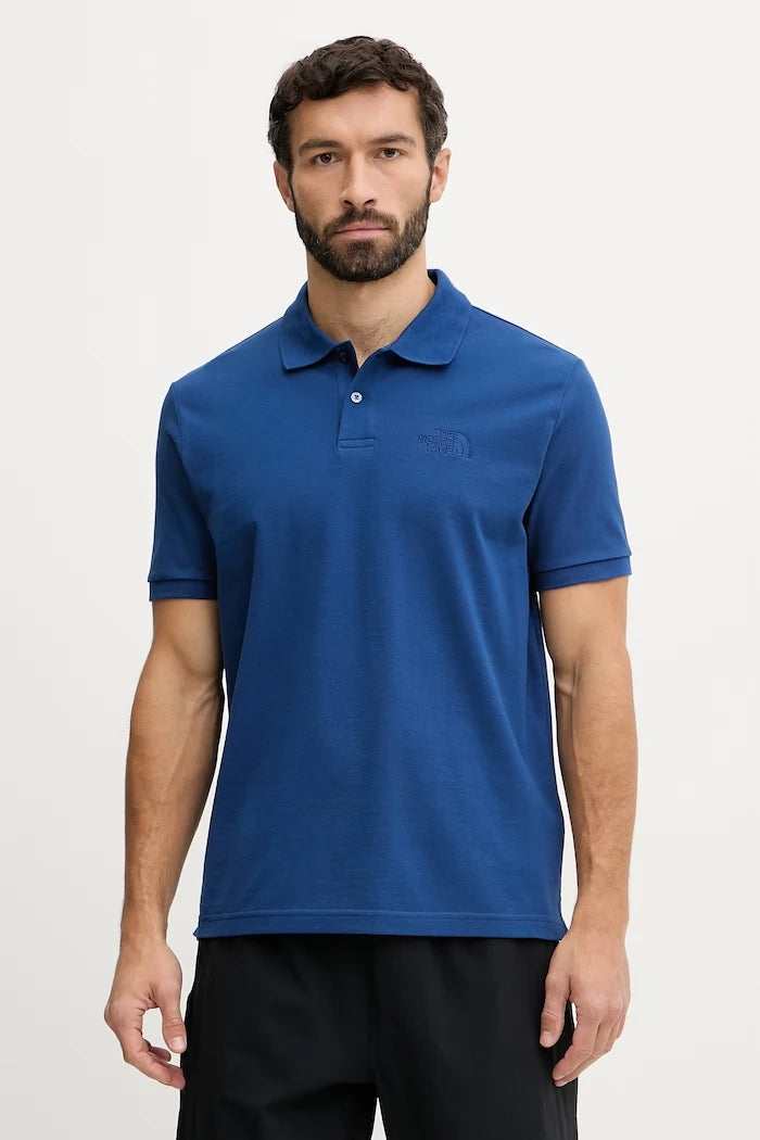 Памучна тениска с яка The North Face REGULAR POLO