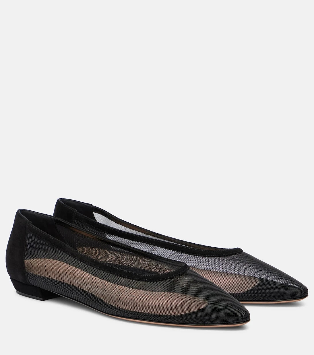 Gianvito Rossi - Sheer organza ballet flats