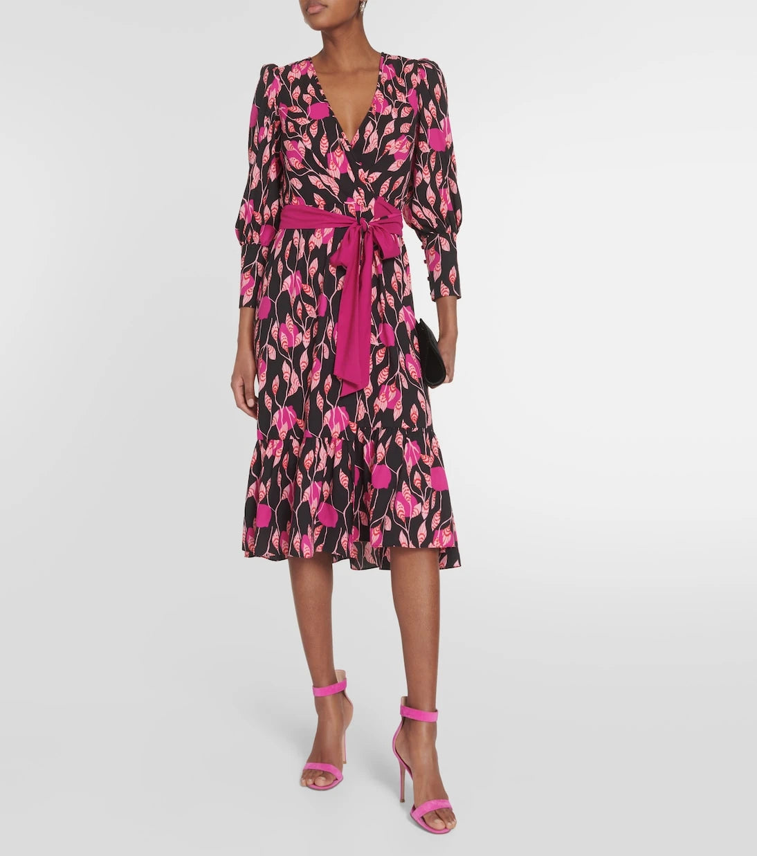 Diane von Furstenberg - Blade printed crêpe wrap dress