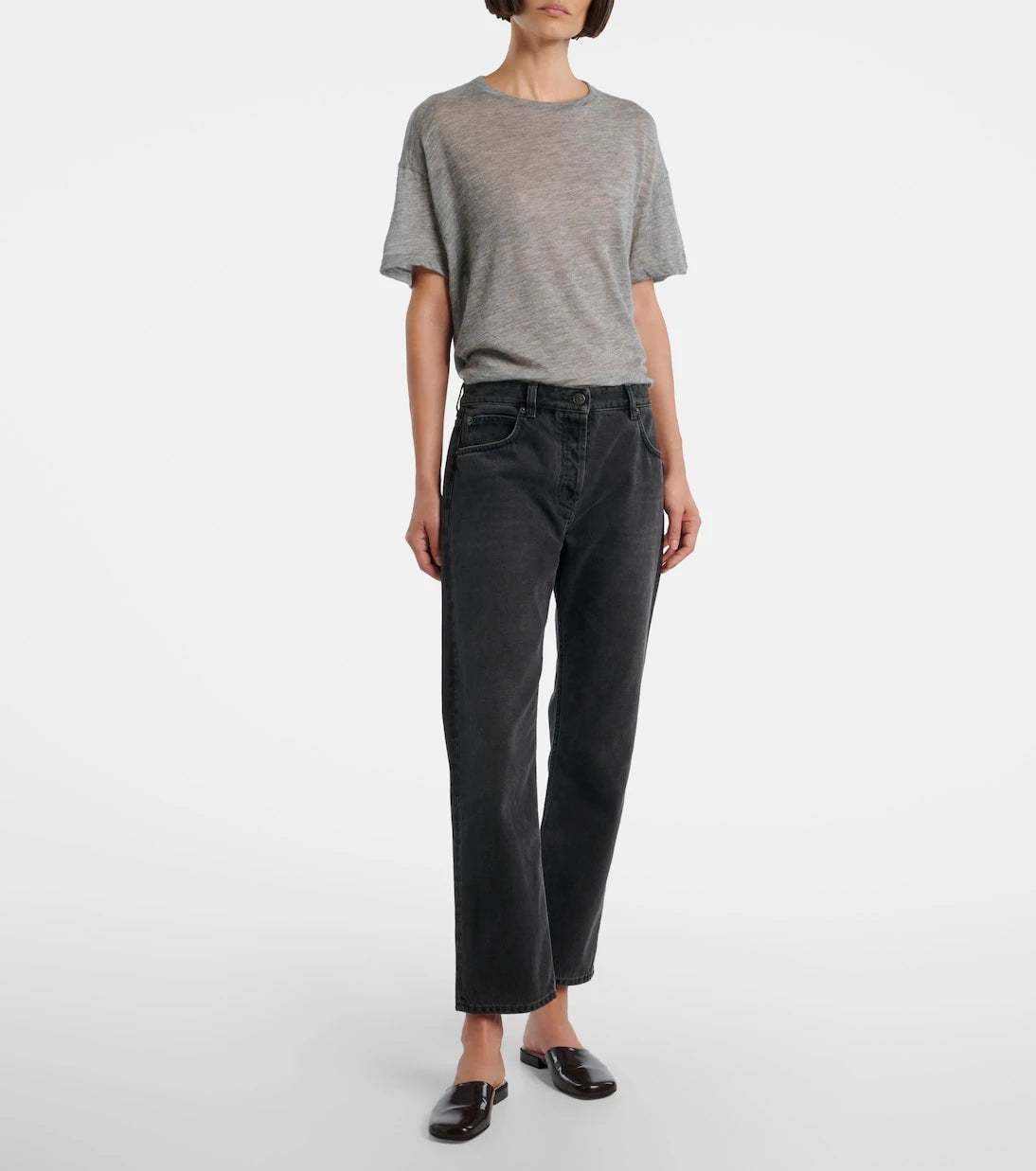 The Row - Riaco mid-rise straight jeans