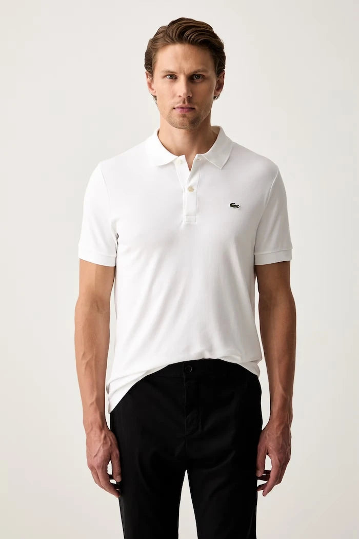 Lacoste erkek pamuklu yakalı tişört