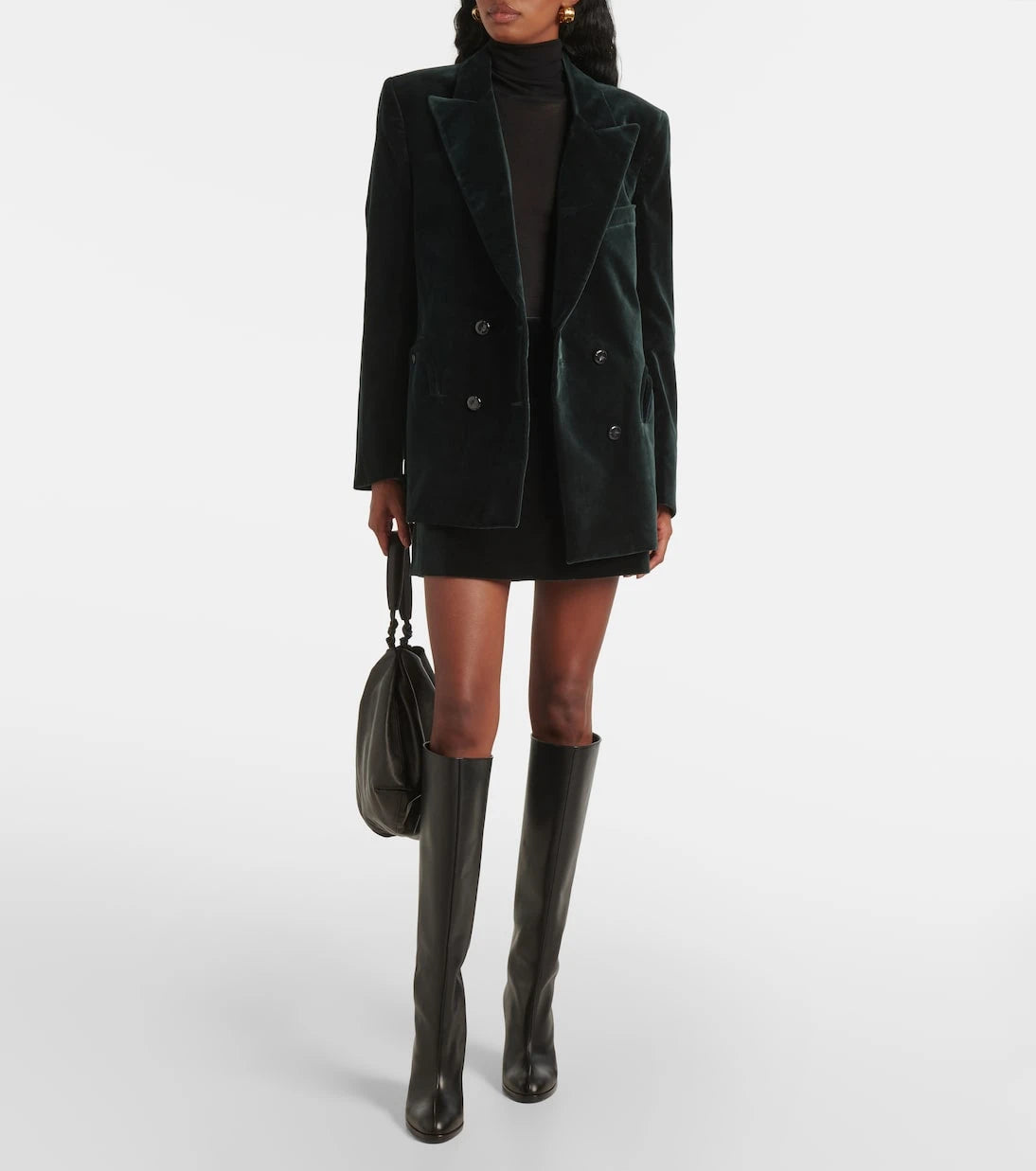 Blazé Milano - Jealousy cotton velvet miniskirt