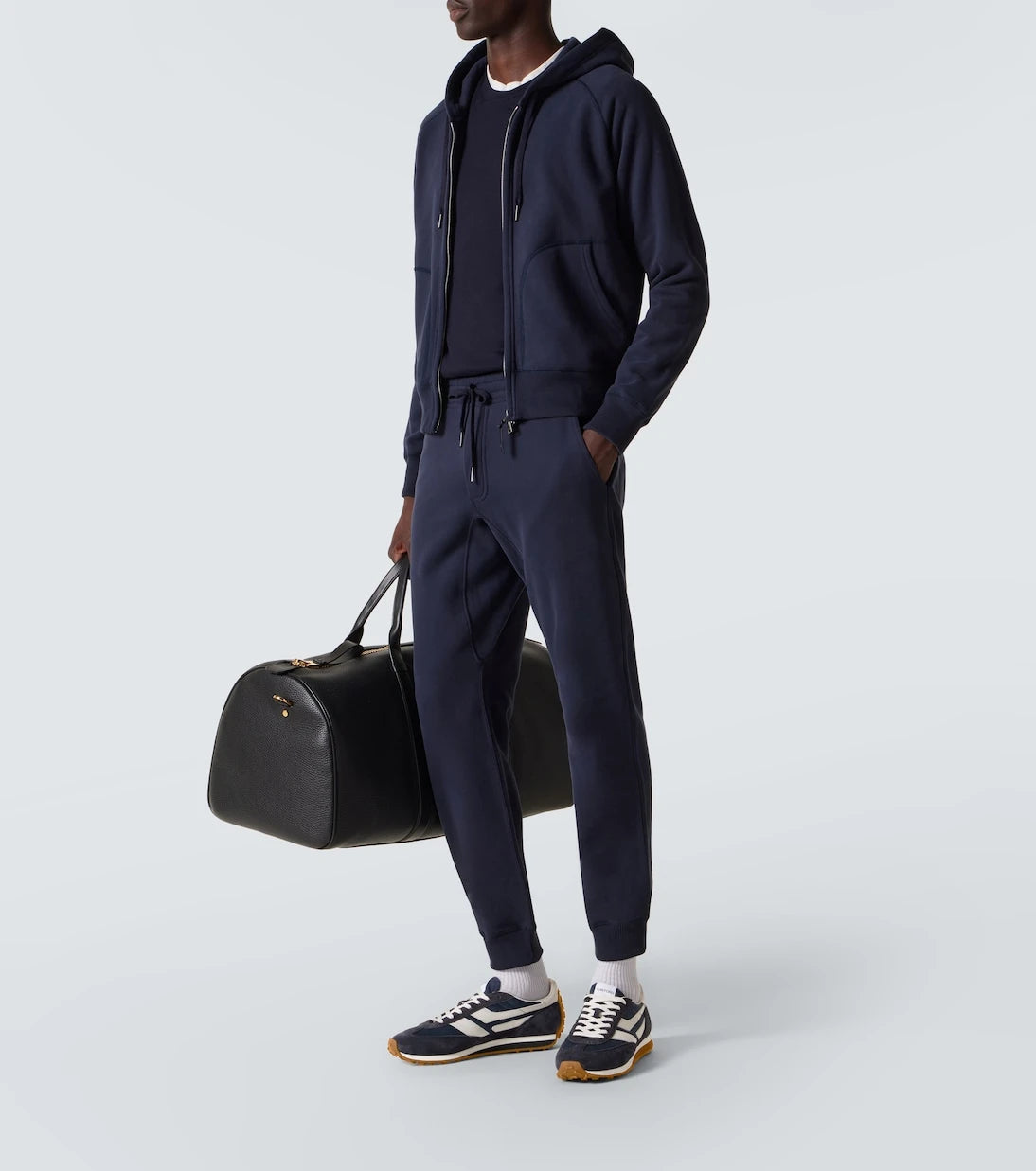 Tom Ford - Mick suede-trimmed sneakers