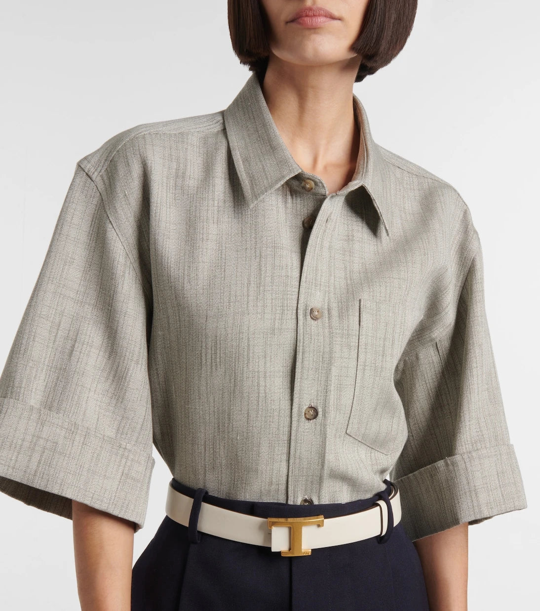 Tod's - T Timeless reversible leather belt