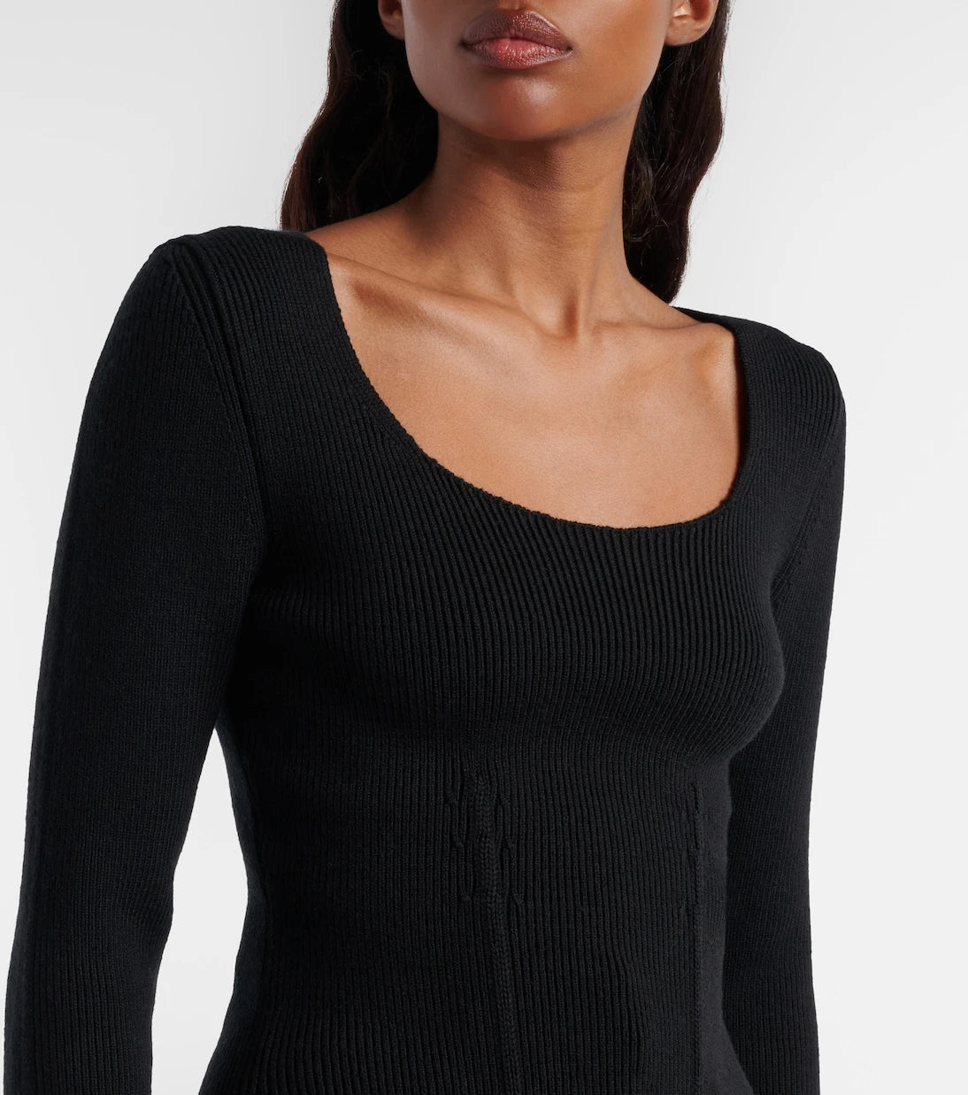 Alaïa - Wool-blend corset