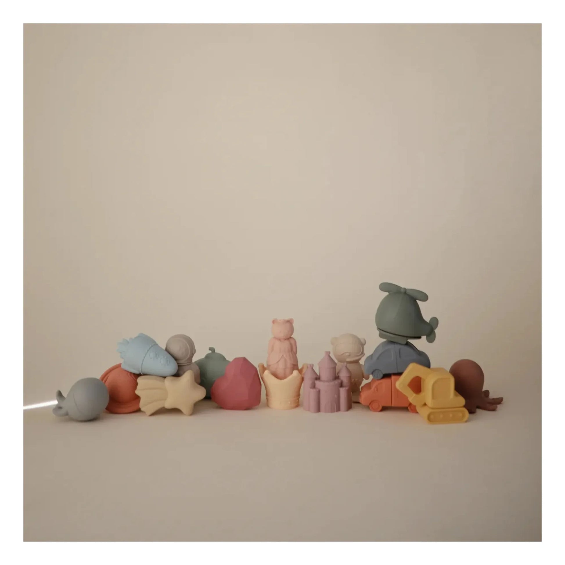 Mushie - Espace bath toys - Set of 4
