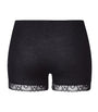 Hanro Black Wool-Silk Woolen Lace Boyleg Briefs