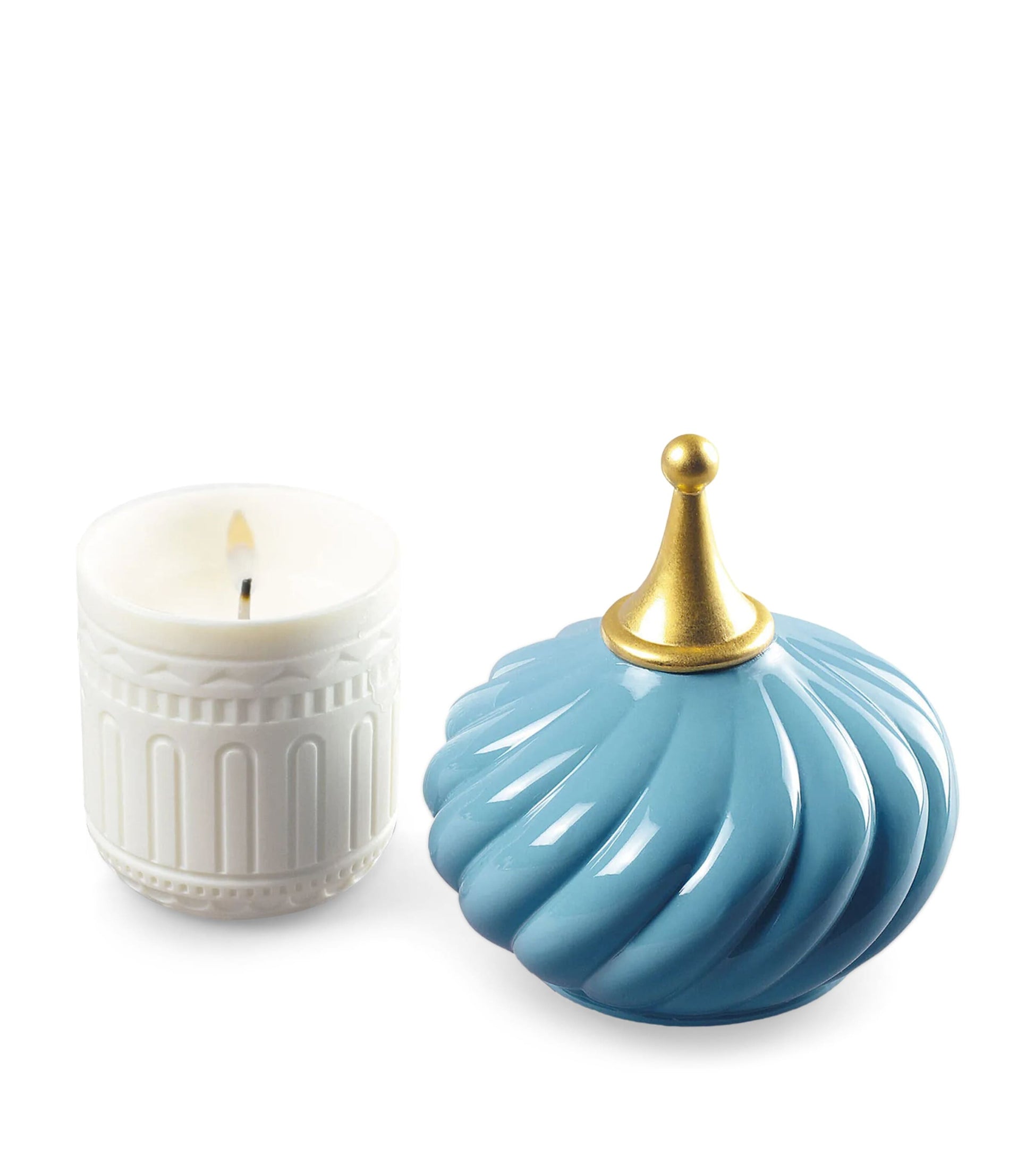 Lladró Turquoise Spire Scented Candle (200g)