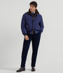 Brunello Cucinelli Blue Down-Filled Bomber Jacket